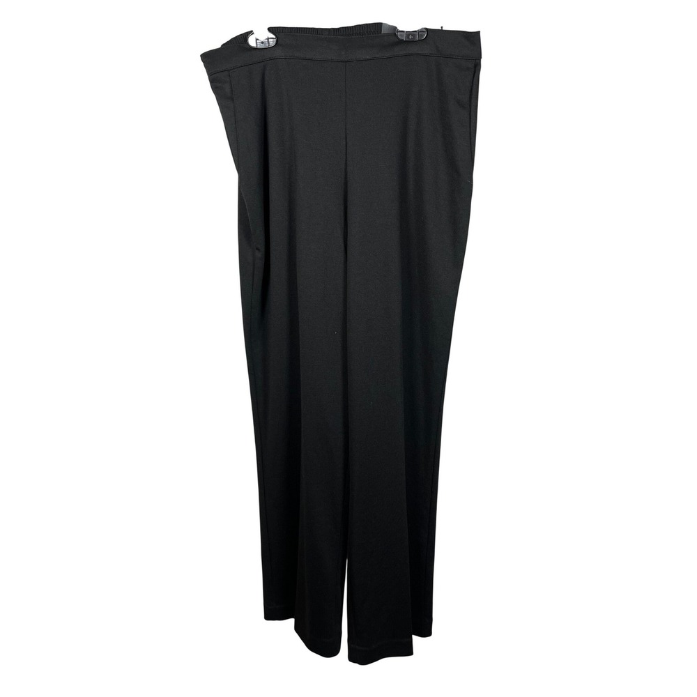 Alfred Dunner‎ Black Elastic Waist Pull On Pants Womens 8 Proportioned Short New